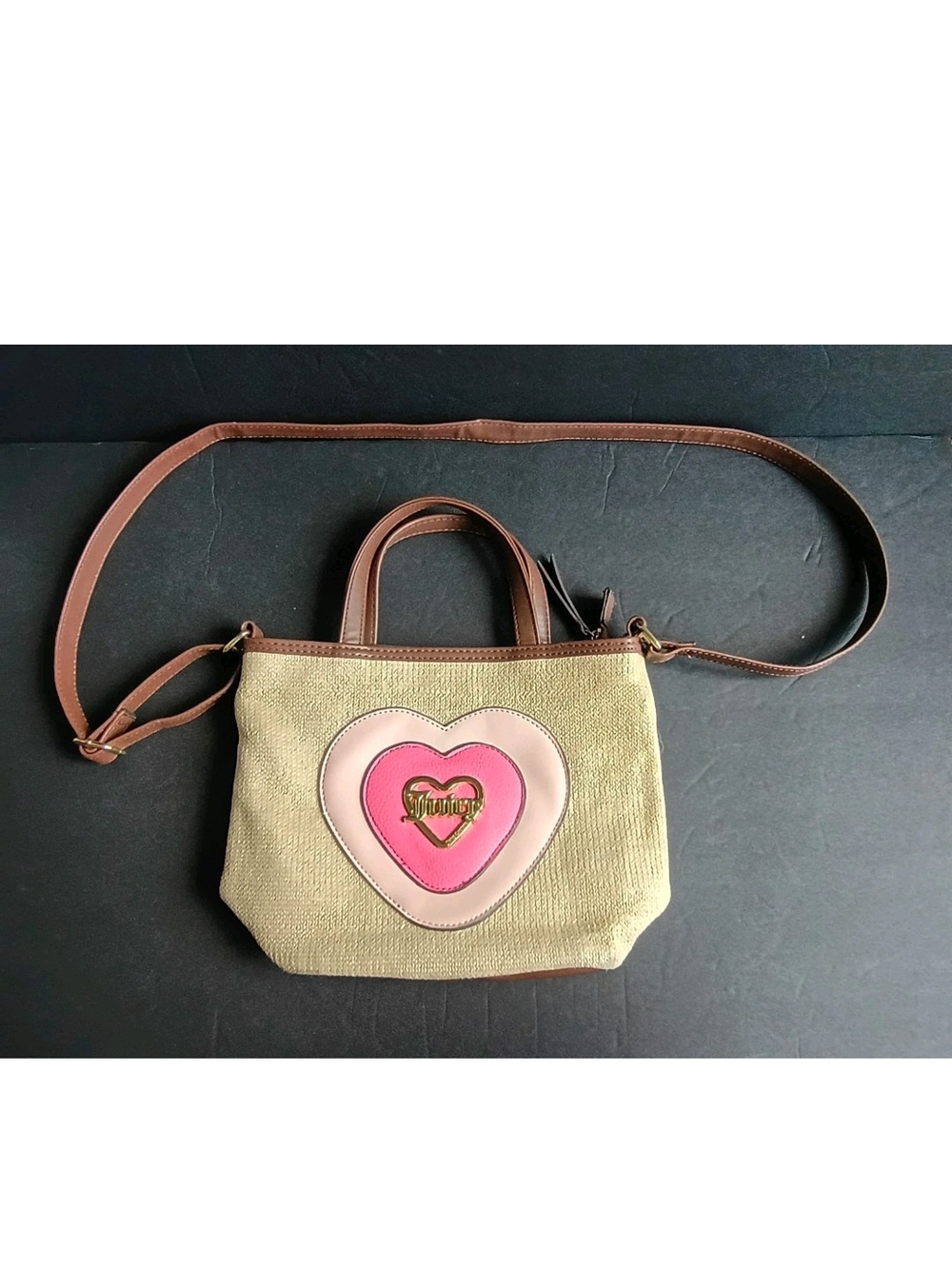 Juicy Couture A little Piece Of Heart Mini Shopper Bag Y2K See Description